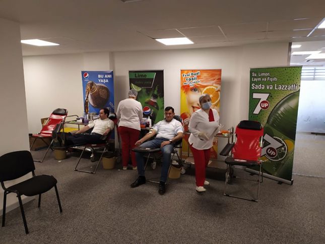 "Mars Overseas" şirkəti qanvermə aksiyasına qoşulub - FOTO